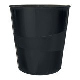 Corbeille à papier Leitz Recycle noire 15 L
