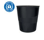 Corbeille à papier Leitz Recycle noire 15 L