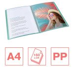Protège-documents Esselte Colour Breeze polypropylène 5/10e 80 pochettes - 160 vues