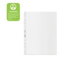 Pochettes perforées LEITZ RECYCLE A4 polypropylène grainé 10/100e - Boîte de 100