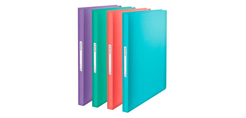 Document Protector Esselte Colour Breeze Polypropylene 5/10th 80 Pockets - 160 Views