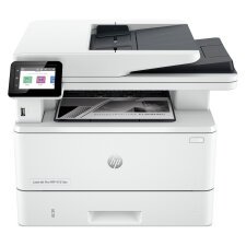 Drucker HP LaserJet Pro 4102DW 3-in-1 WLAN-Multifunktionsdrucker in Monochrom.