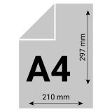 Paper A4 white 80 g Rey Copy - ream of 500 sheets