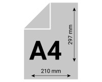 Papier A4 weiß 80 g Rey Copy - Paket mit 500 Blättern