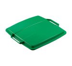 Poubelle 90 litres tri sélectif Durable, couvercle vert