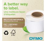 Etiquettes expédition / badge couleur 54 x 101 mm Dymo - Rouleau de 220