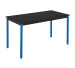 Table de réunion multiforme classique rectangulaire plateau anthracite