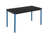 Table de réunion multiforme classique rectangulaire plateau anthracite