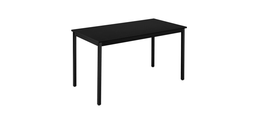 Mesa rectangular antracita 120 x 60 cm multiforma Budget