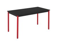 Table de réunion multiforme classique rectangulaire plateau anthracite