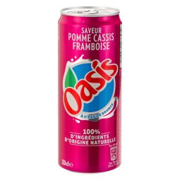 Oasis Pomme Cassis Framboise 33 cl - 24 canettes