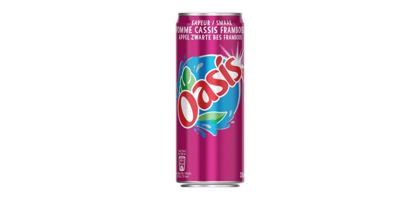 Oasis Cassis Framboise 33 cl - 24 canettes