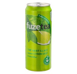 Fuze Tea Mangue Citron vert Menthe 33 cl - 24 canettes