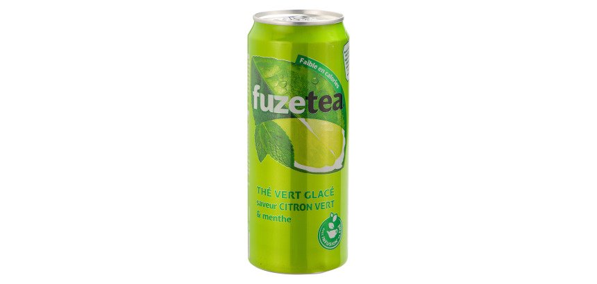 Fuze Tea Mangue Citron vert Menthe 33 cl - 24 canettes