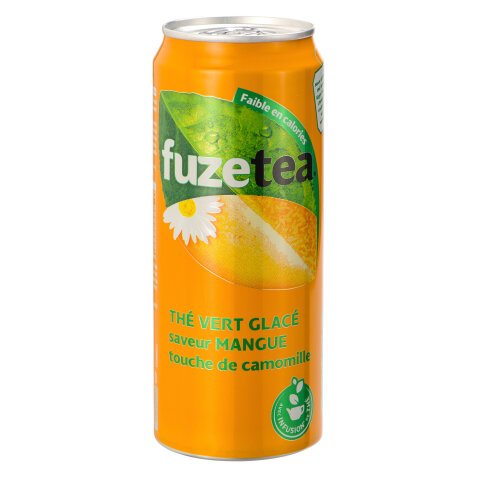 Fuze Tea mango kamille 33 cl - 24 blikjes