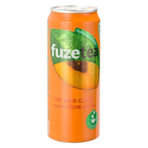 Fuze Tea Peche intense 33 cl - 24 canettes