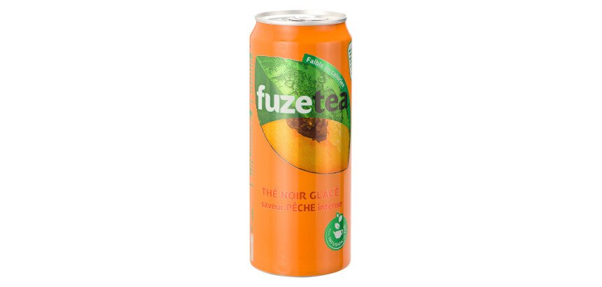 Fuze Tea Peche intense 33 cl - 24 canettes