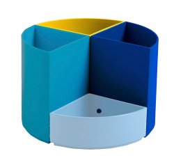 Plastic pen holder The Quarter EXACOMPTA 4 compartments
