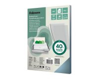 Couverture de reliure A4 FELLOWES PVC 18/100 transparente incolore - sachet de 25