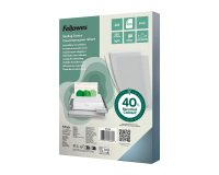Couverture de reliure A4 FELLOWES PVC 15/100 transparente incolore - boite de 100