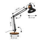 Lámpara de Escritorio Led Integrada Baia - Unilux - 10 W - Articulada