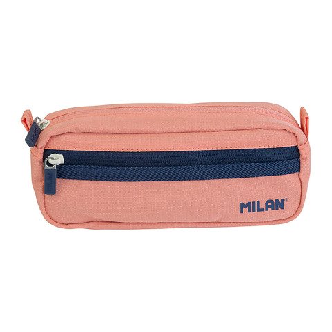 Portatodo rectangular 2 cremalleras serie 1918 MILAN Rosa
