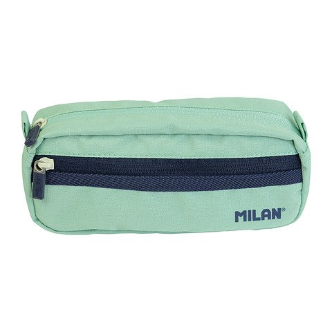 Portatodo rectangular 2 cremalleras serie 1918 MILAN Menta