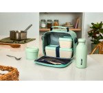 Bolsa isotérmica porta alimentos con 3 recipientes serie 1918 MILAN