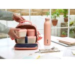 Bolsa isotérmica porta alimentos con 3 recipientes serie 1918 MILAN