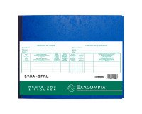 Register aandeelhouders Exacompta 9400X, 24 x 32 cm 80 pagina's