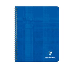 Spiral notebook Clairefontaine Metric 16,5 x 21 cm small squares 120 pages