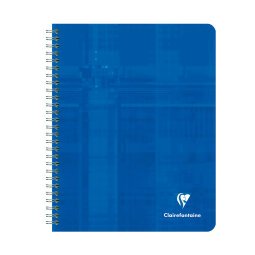 Cahier spirale Clairefontaine Metric 16,5 x 21 cm petits carreaux 120 pages