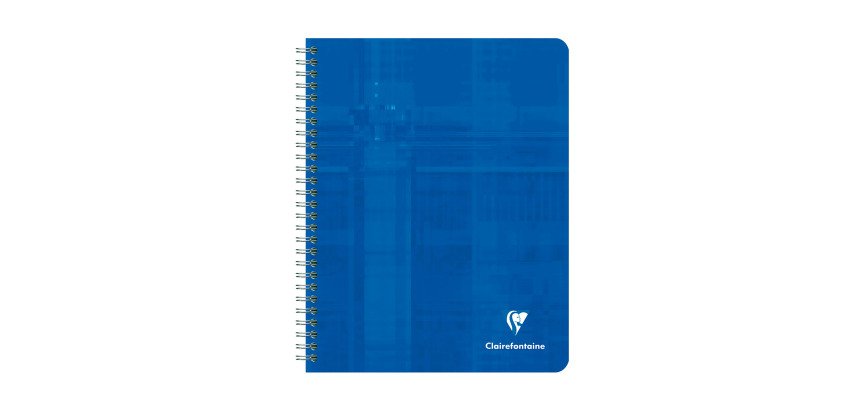Spiral notebook Clairefontaine Metric 16,5 x 21 cm small squares 120 pages