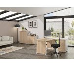 Drawer box desk height wood Quarta Plus 3 drawers