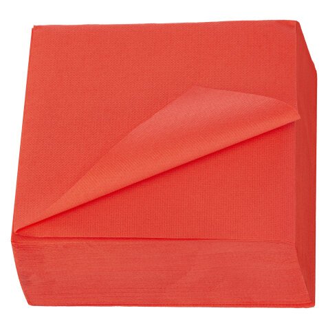 Serviette de table en ouate Royal Collection non tissé 40 x 40 cm - Paquet de 50