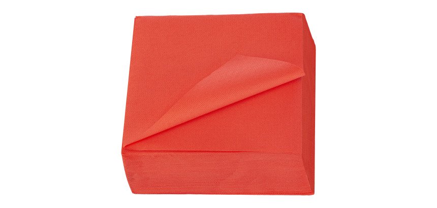 Serviette de table en ouate Royal Collection non tissé 40 x 40 cm - Paquet de 50