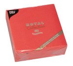 Serviette de table en ouate Royal Collection non tissé 40 x 40 cm - Paquet de 50