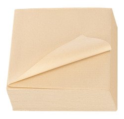 Serviette de table en ouate Royal Collection non tissé 40 x 40 cm - Paquet de 50