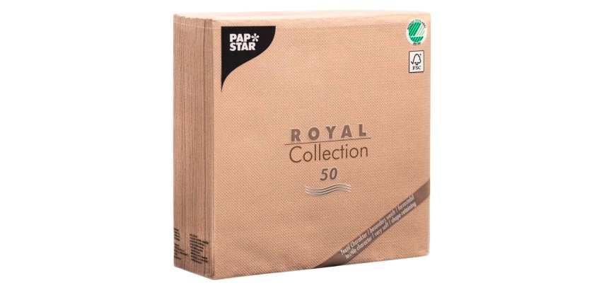 Tischserviette aus nicht gewebtem Vliesstoff Royal 40 x 40 cm  - Pack mit 50 Stück