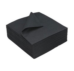 Serviette de table en ouate Royal Collection non tissé 40 x 40 cm - Paquet de 50