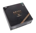 Servetten in watten Royal Collection niet-geweven 40 x 40 cm - pak van 50 stuks