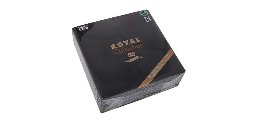 Servetten in watten Royal Collection niet-geweven 40 x 40 cm - pak van 50 stuks