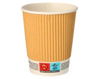 Cup in cardboard Ripple Wall 20 cl - pack of 100 pieces
