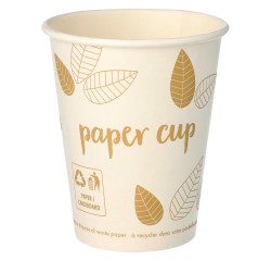 Vaso de cartón Pure - Sin plástico - 20 cl - Lote de 100