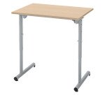 Table individuelle réglable en hauteur