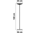Lampadaire Led intégrée Oria - Unilux - 44,6 W