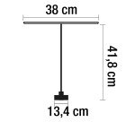 Lampe de bureau Led intégrée Renline - Unilux - 13 W - Articulée