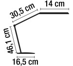 Lámpara de escritorio Led integrada Wylie - Unilux - 13 W - Articulada