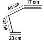 Lámpara de Escritorio Led Integrada Baia - Unilux - 10 W - Articulada