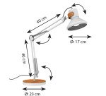 Lampe de bureau Led intégrée Baia